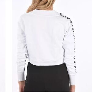 Just Cavalli Black and White Crew Neck Sweater